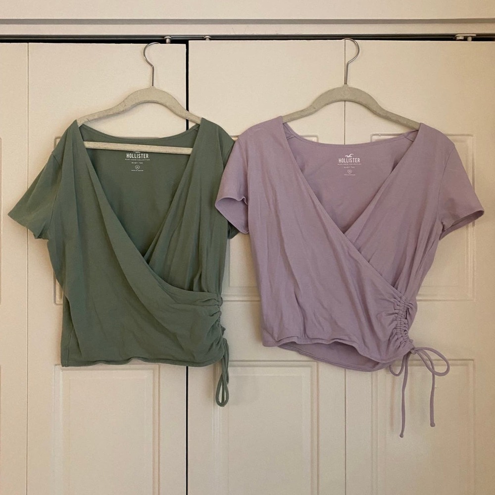 Hollister Cropped Wrap Baby Tee Bundle